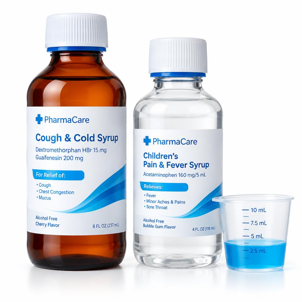 Liquid Syrups & Suspensions